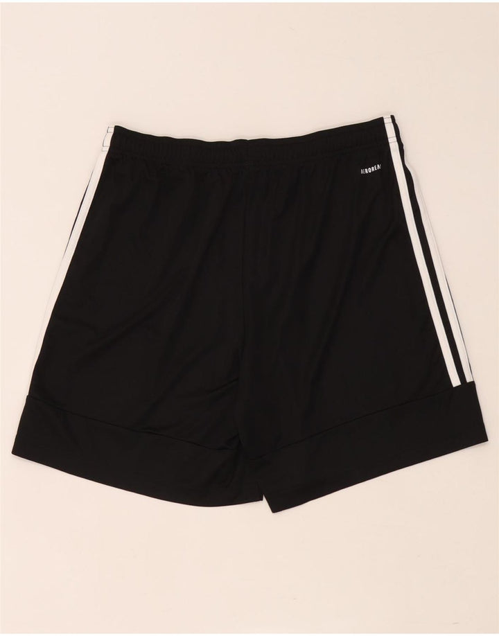 Męskie spodenki sportowe Adidas Aeroready, średni czarny poliester