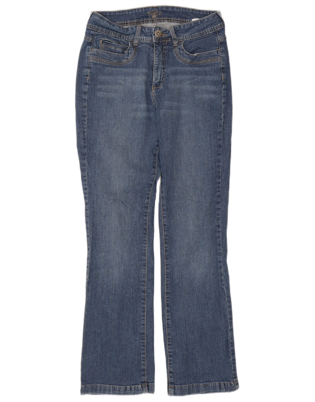 Damskie jeansy Lee Riders Bootcut US 10 Large W30 L30 Niebieska bawełna
