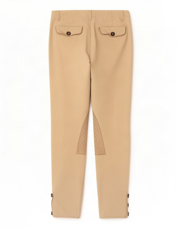 Massimo Dutti Womens Chino Trousers EU 36 XS W26 L28 Beige Colourblock