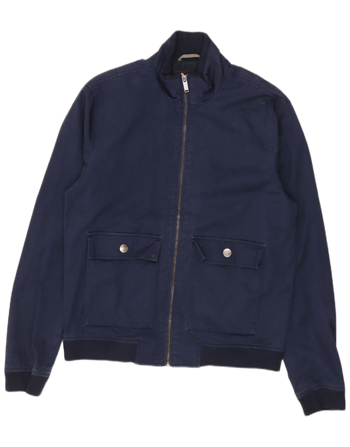 Męska kurtka bomber Michael Kors UK 36 Small Granatowa wiskoza