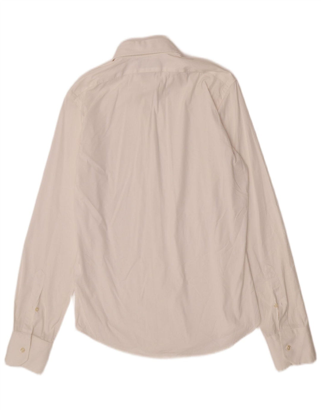 Koszula męska ZARA Super Slim Fit, średnia, biała, bawełniana