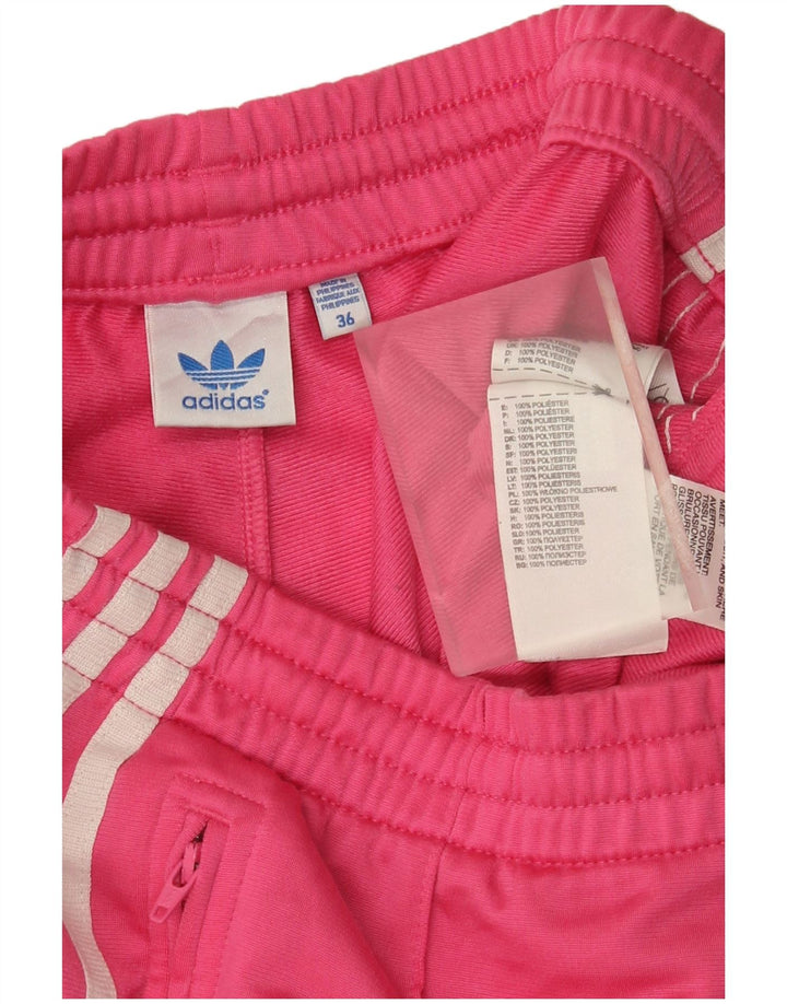 Damskie spodnie dresowe Adidas EU 36, małe, różowe, poliestrowe