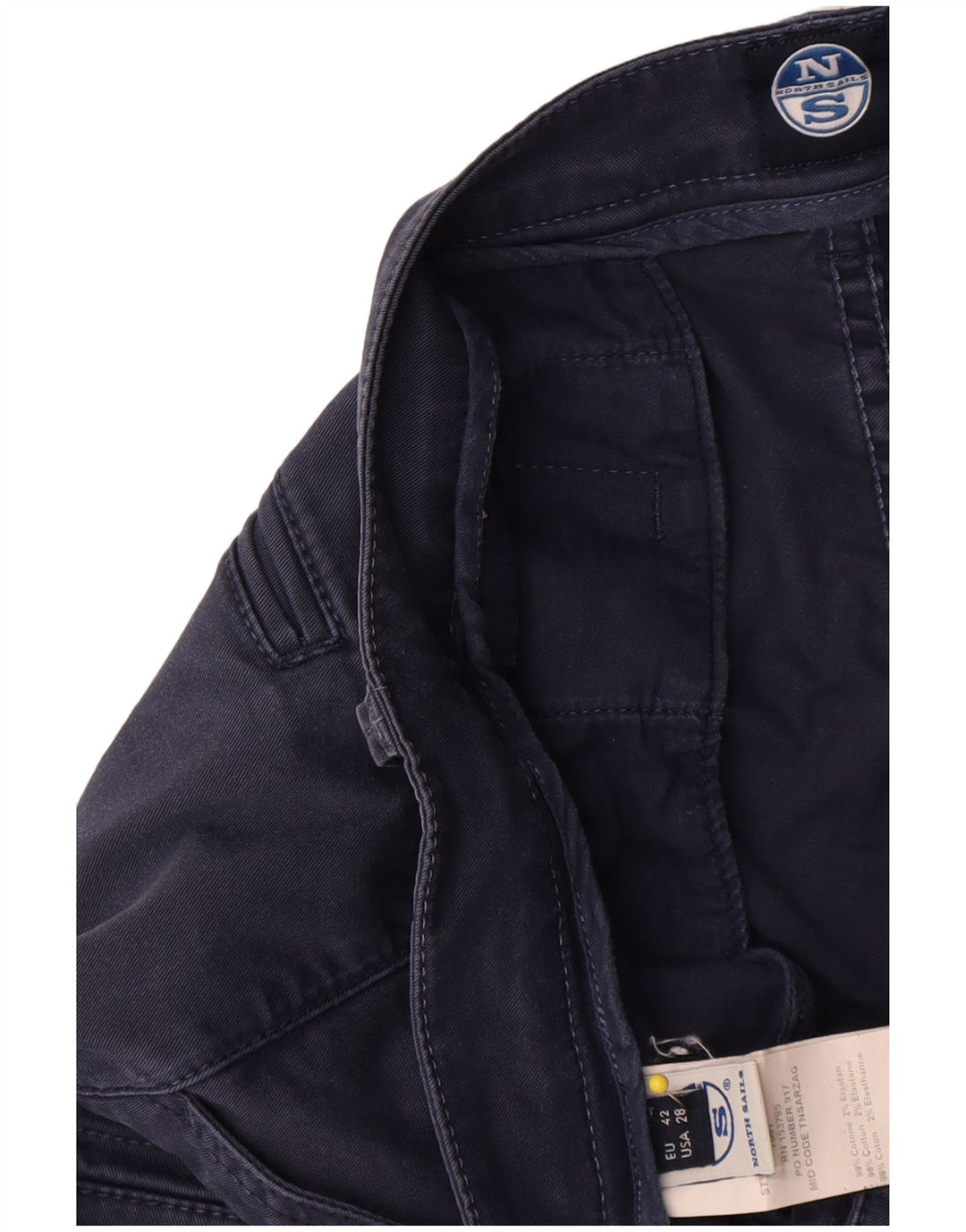 Damskie spodenki cargo North Sails EU 42 Medium W28 Granatowe, bawełniane