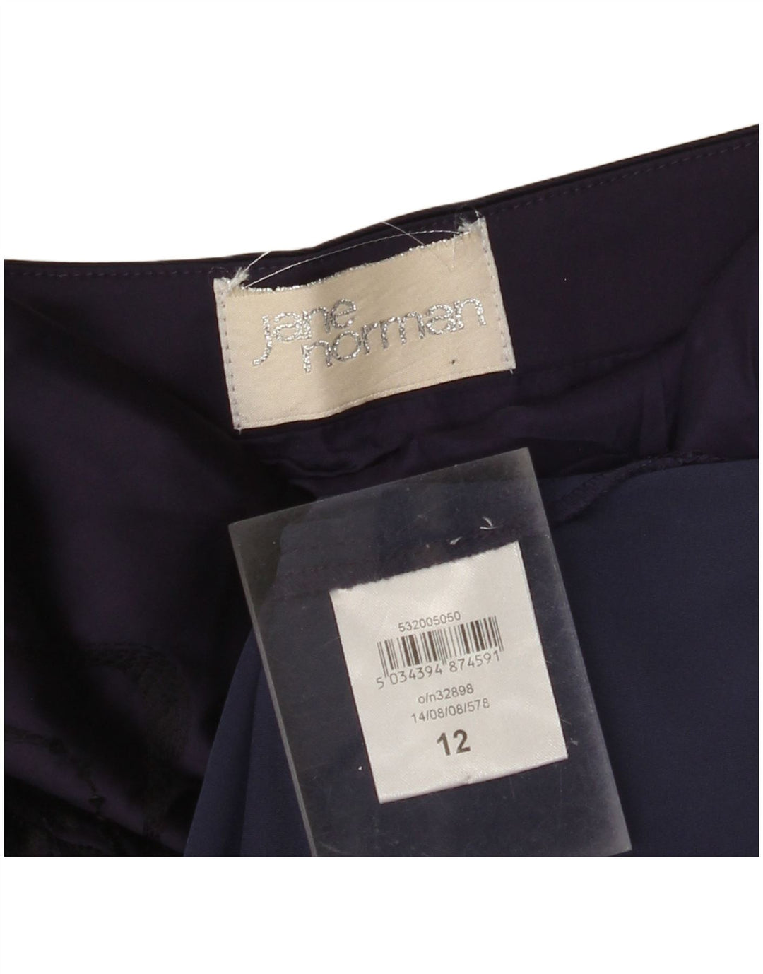 JANE NORMAN Damska obcisła sukienka bez ramiączek UK 12 Średni fiolet w kwiaty