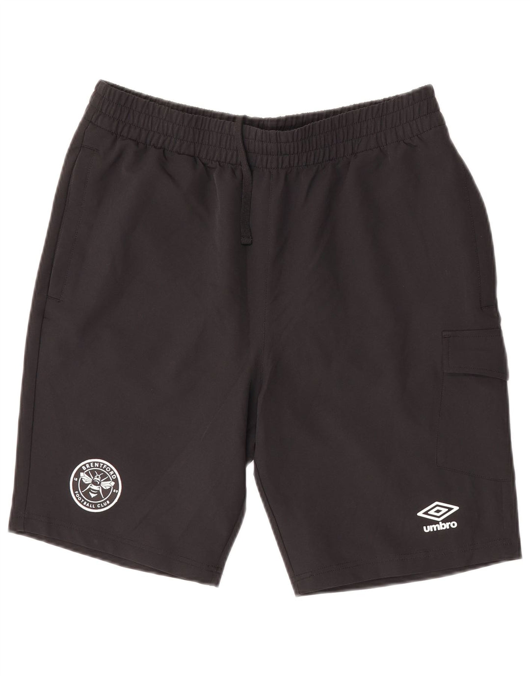 Męskie spodenki sportowe Umbro Brentford FC, średni czarny poliester