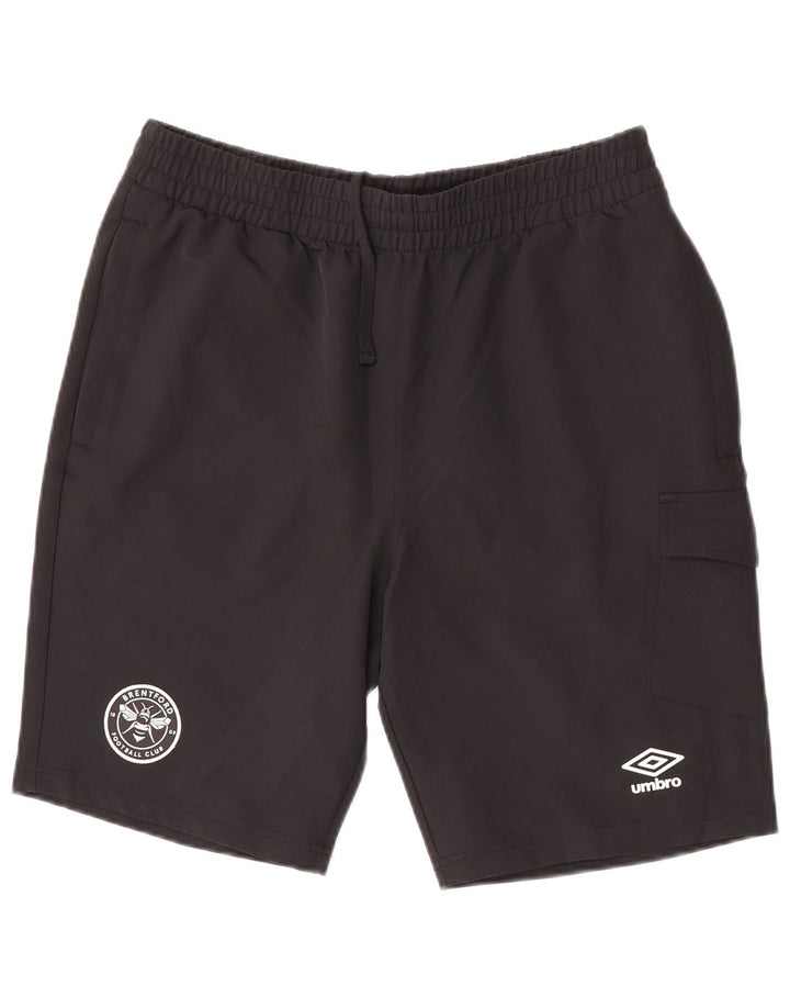 Męskie spodenki sportowe Umbro Brentford FC, średni czarny poliester