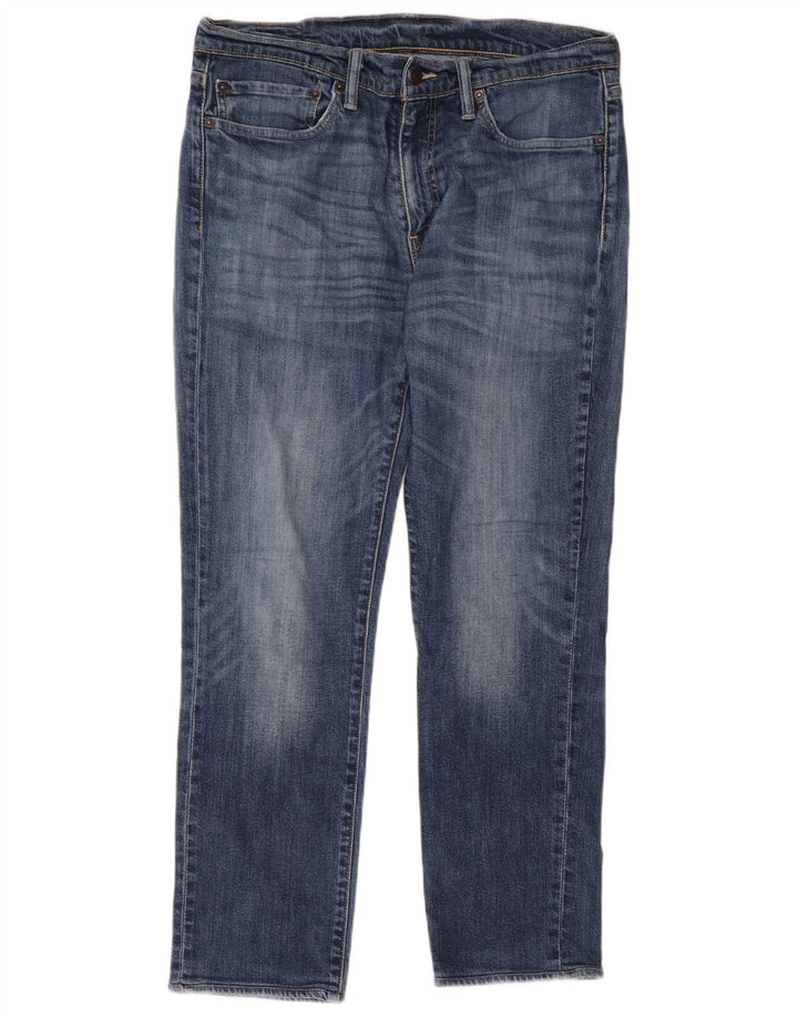 Męskie jeansy Levi's 511 Slim W34 L28 Niebieska bawełna