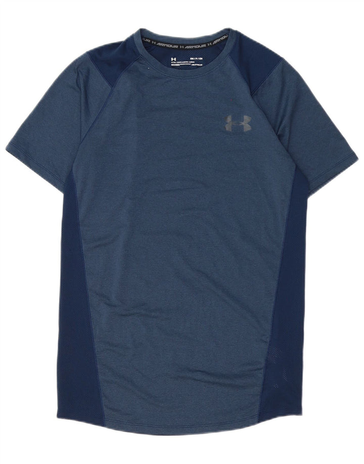 Męska koszulka t-shirt Under Armour Heat Gear, mała, granatowa, z poliestru