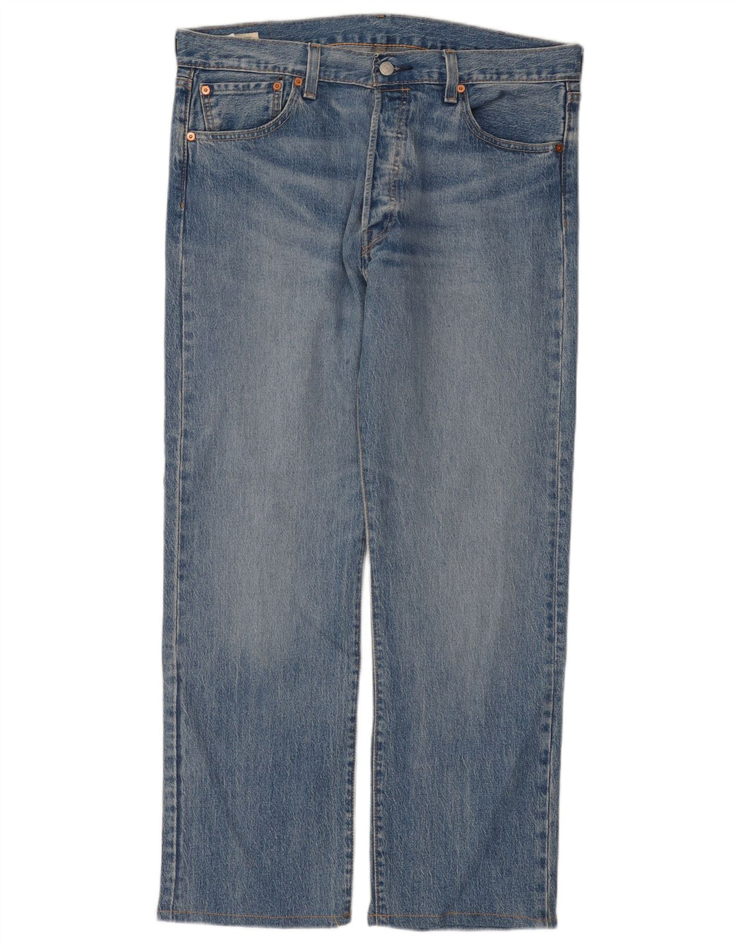 Męskie jeansy Levi's 501 Straight W36 L32 Niebieskie bawełniane