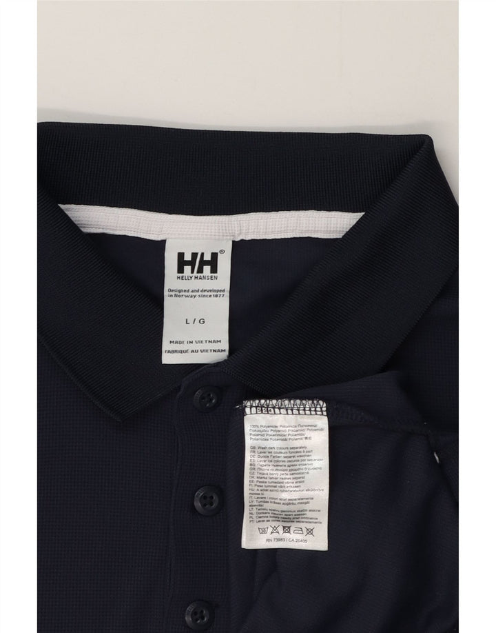Męska koszulka polo Helly Hansen, duża, granatowa