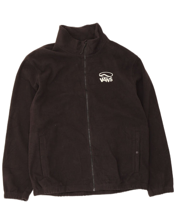 Męska kurtka polarowa Vans Graphic UK 42 XL, czarna, poliester