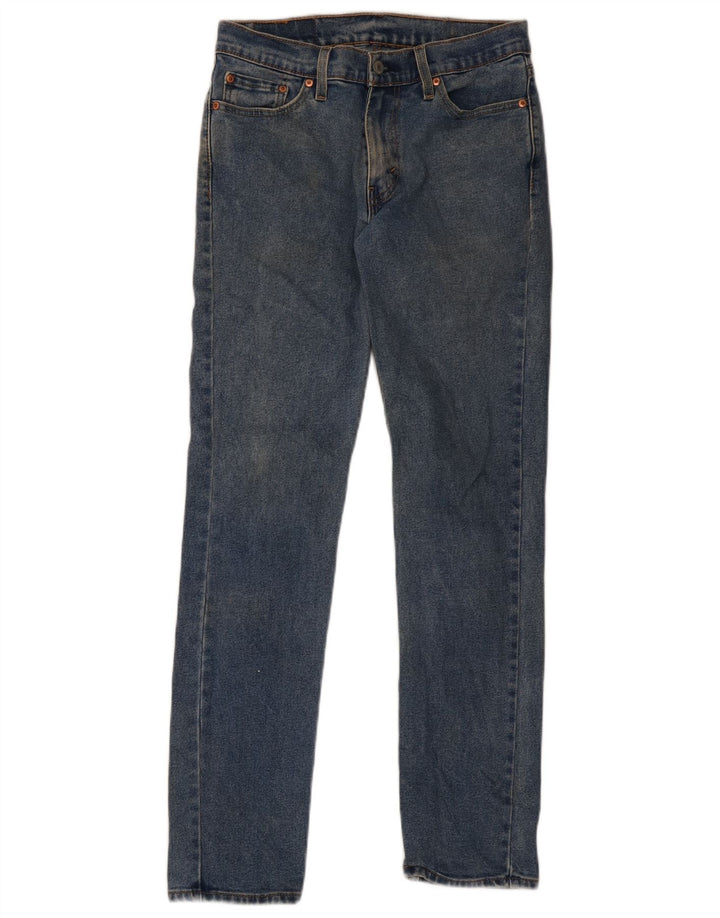 Męskie jeansy Levi's 511 Slim W30 L32 Niebieskie bawełniane