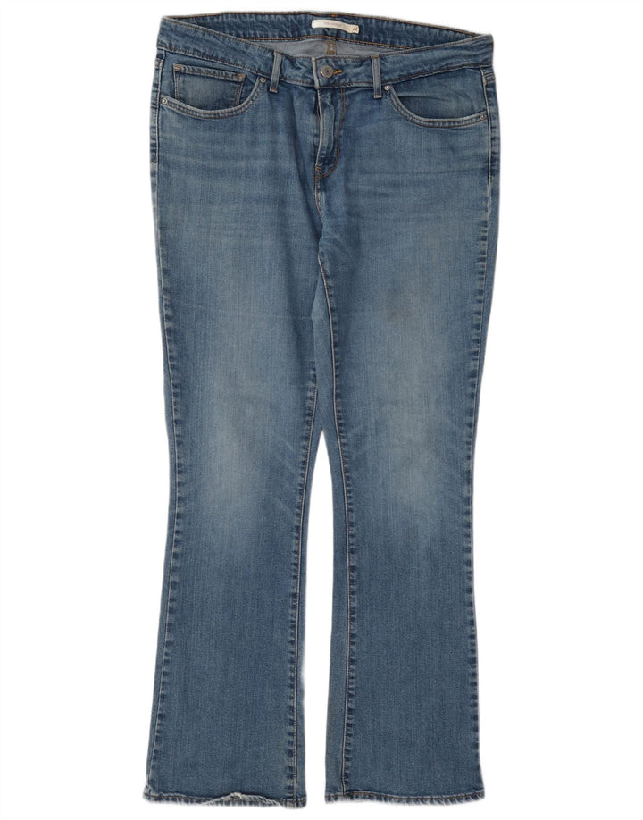 Damskie jeansy Levi's 715 Bootcut W32 L30 Niebieska bawełna