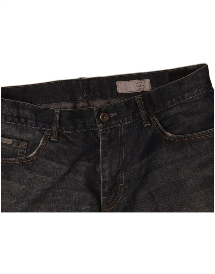 Męskie spodenki jeansowe CALVIN KLEIN W34, duże, niebieskie