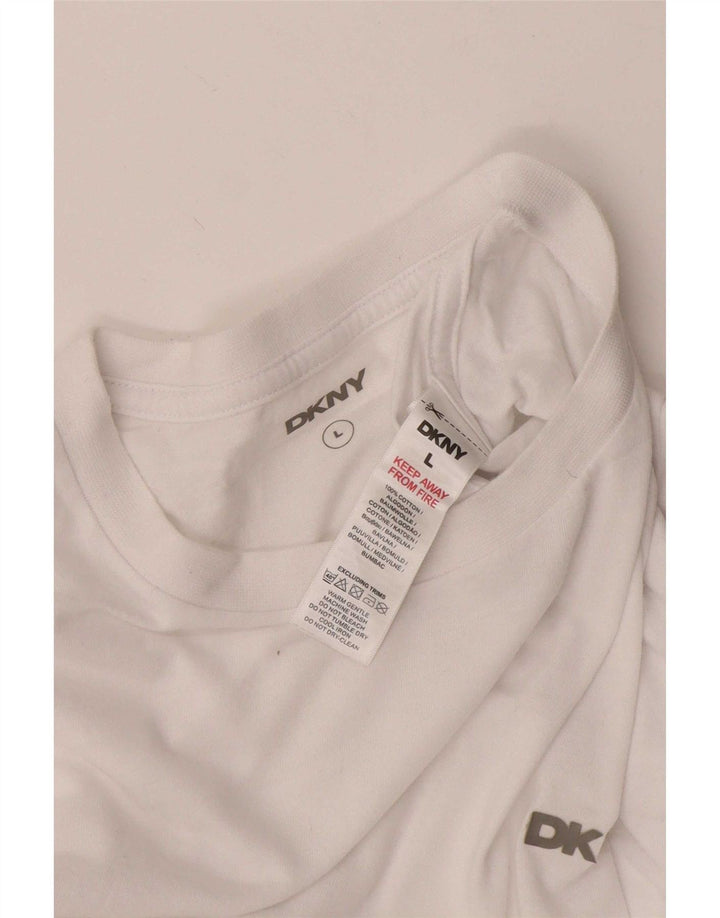 T-shirt chłopięcy Dkny 15-16 lat, duży, biały, bawełniany