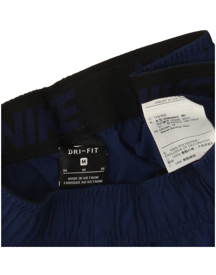 Męskie spodenki sportowe NIKE Dri Fit Graphic, średni granatowy poliester