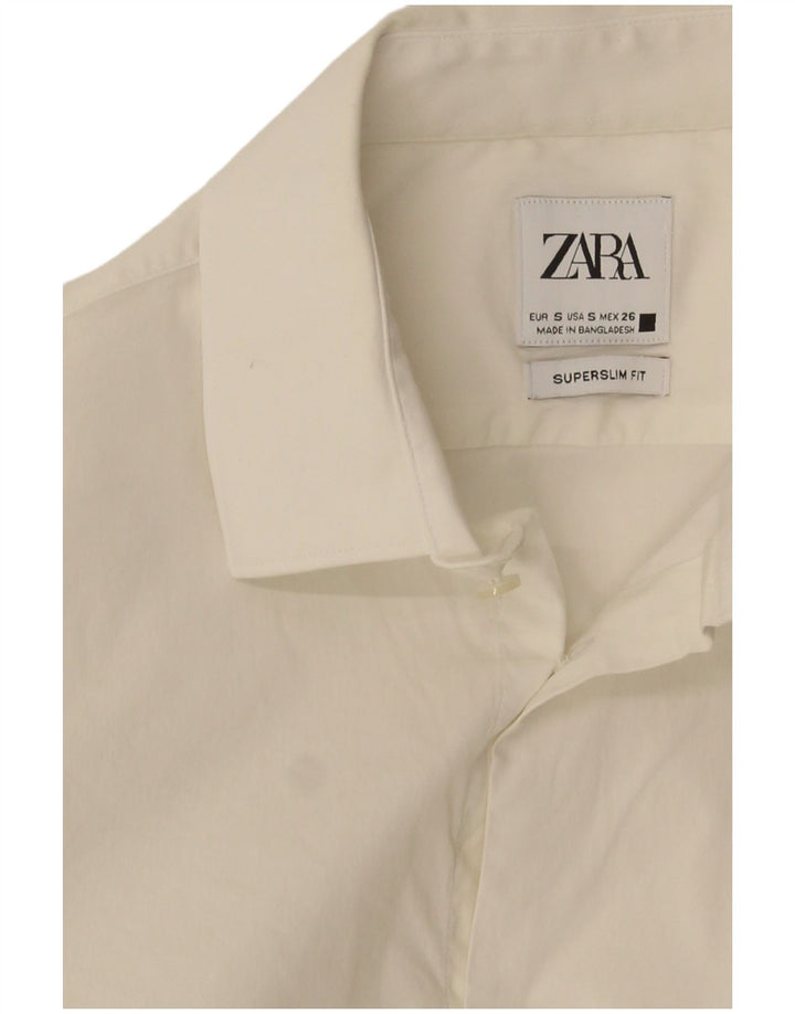 Koszula męska Zara Super Slim Fit, mała, biała