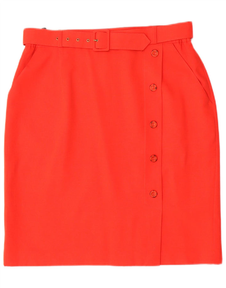 BONITA Womens Pencil Skirt IT 42 Medium W30 Red Viscose