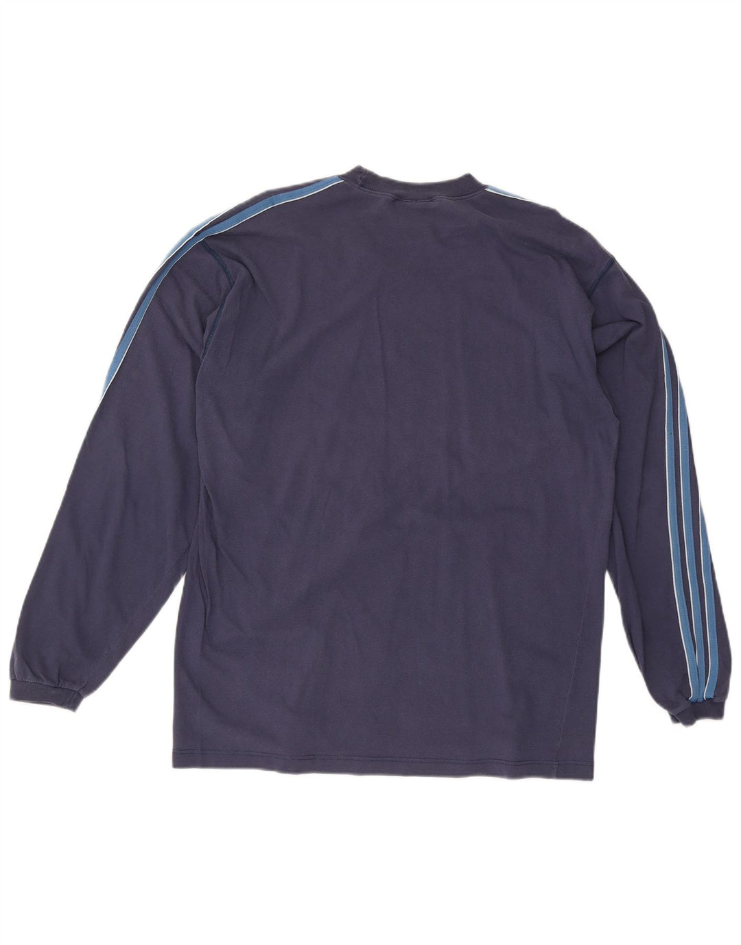 Adidas Męski Top Z Długim Rękawem UK 42/44 Duży Granatowy
