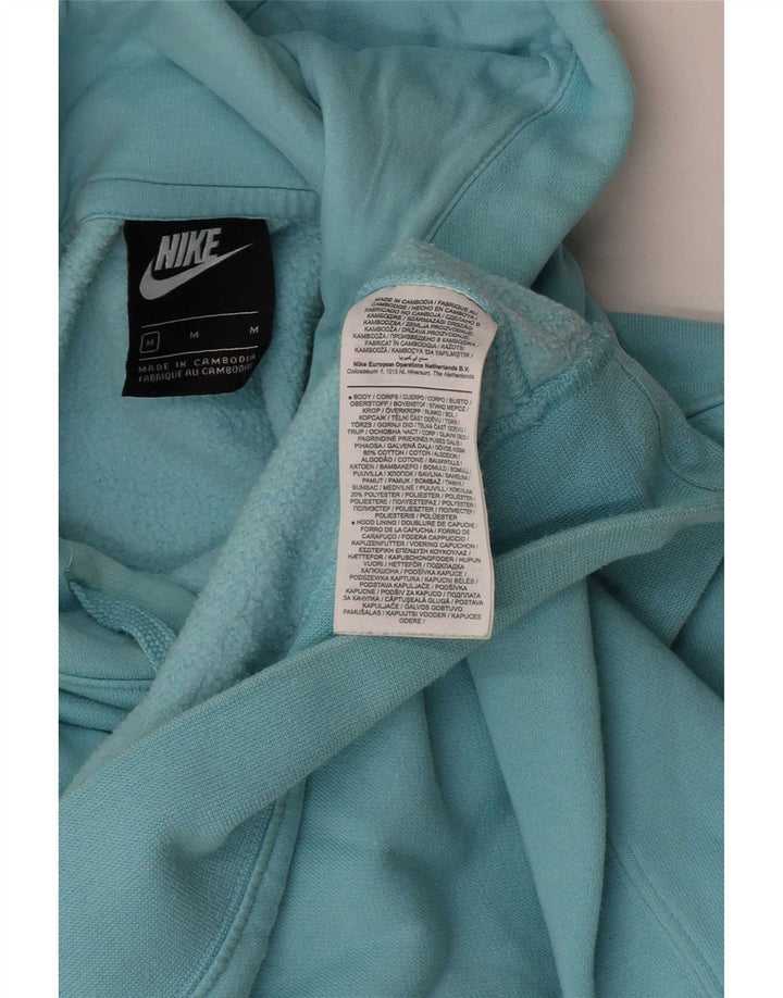 Męska bluza z kapturem Nike, średnia niebieska, bawełniana