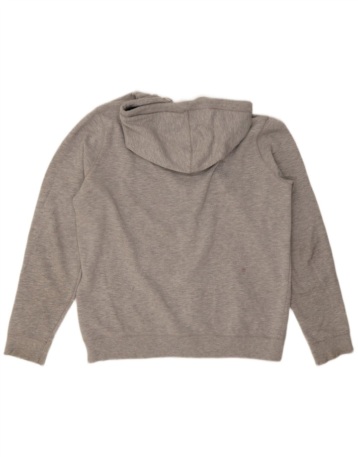 Męski sweter z kapturem i zamkiem Tommy Hilfiger, duży, szary, nakrapiany