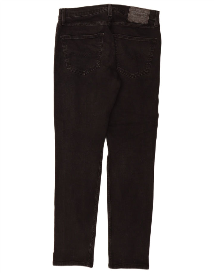 Męskie jeansy LEVI'S 502 zwężane W32 L31, czarne, bawełniane