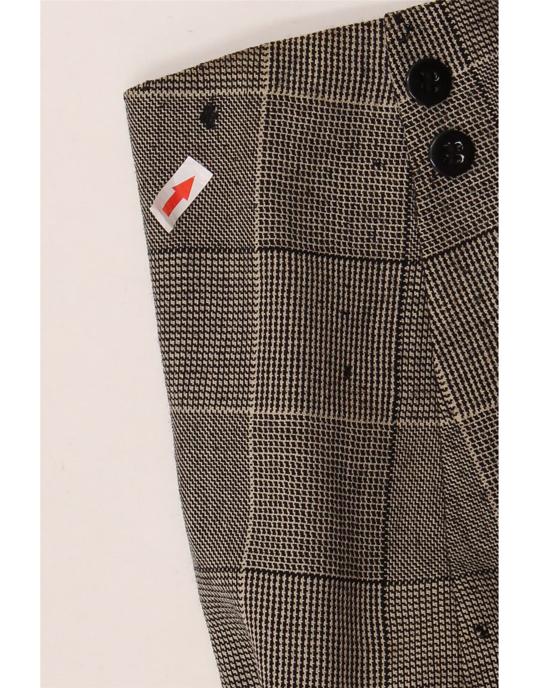 Damska marynarka Jaeger zapinana na 1 guzik, UK 10, mała, szara, bawełniana krata