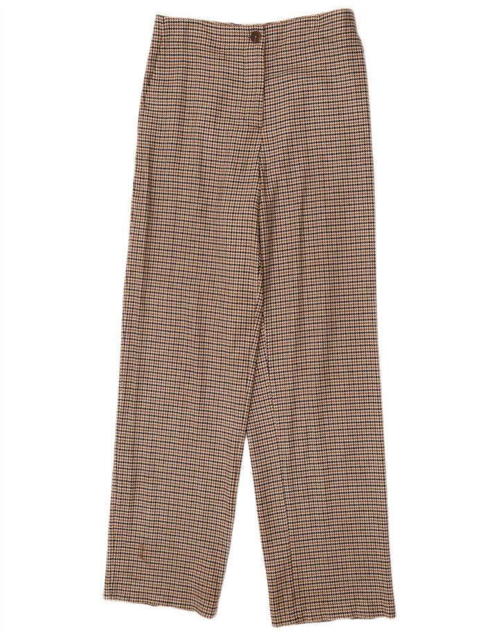 Spodnie Chino Massimo Dutti Damskie EU 42 Large W32 L32 Brązowe Pepitka