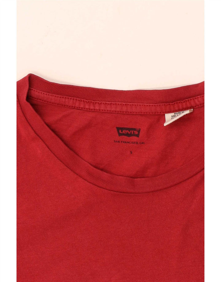 Męski t-shirt Levi's Top, mały, czerwony