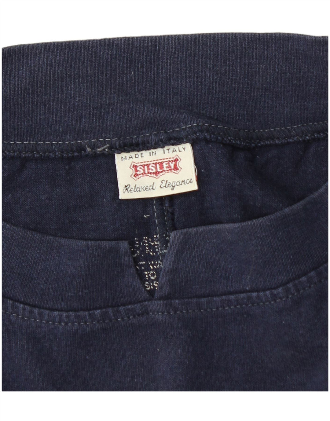Damska bluza oversize Sisley z grafiką UK 14, średni granat