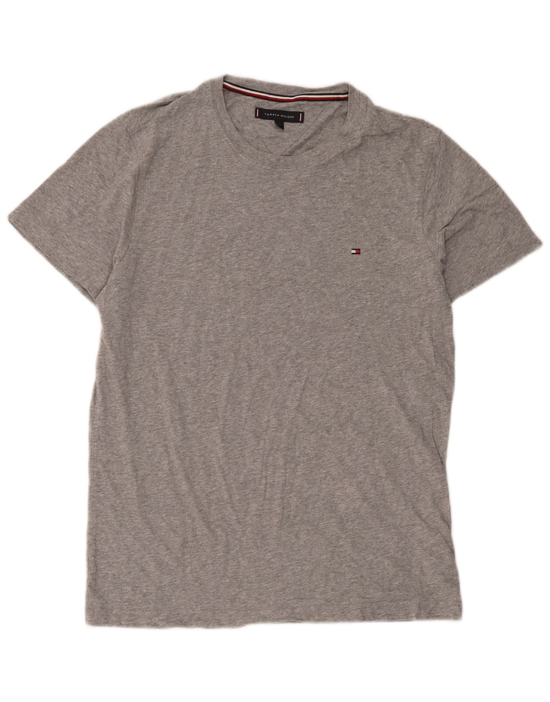T-shirt męski Tommy Hilfiger Top średnioszary, bawełniany