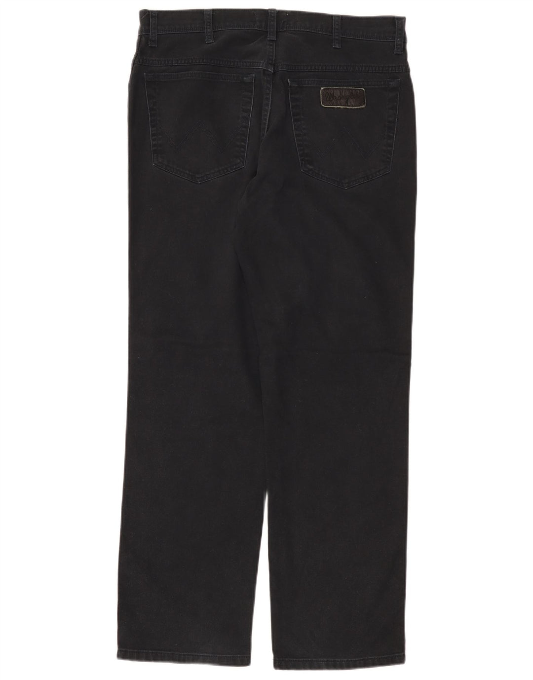 Męskie proste dżinsy Wrangler W34 L30 czarne