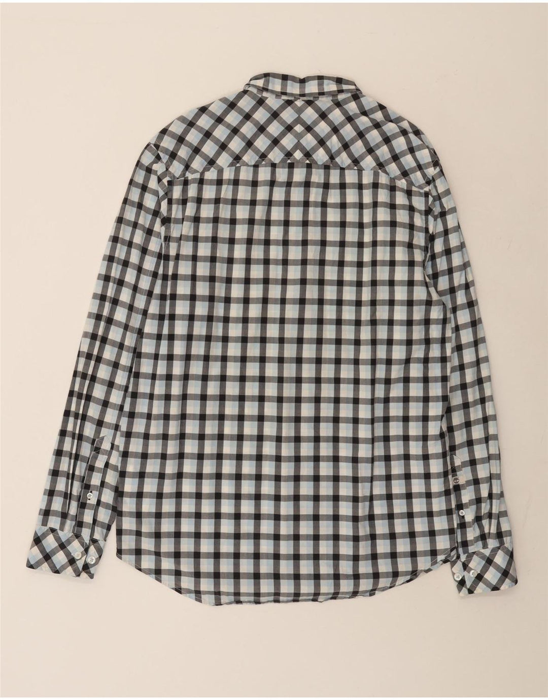 Męska koszula Timberland o regularnym kroju, duża niebieska bawełniana krata