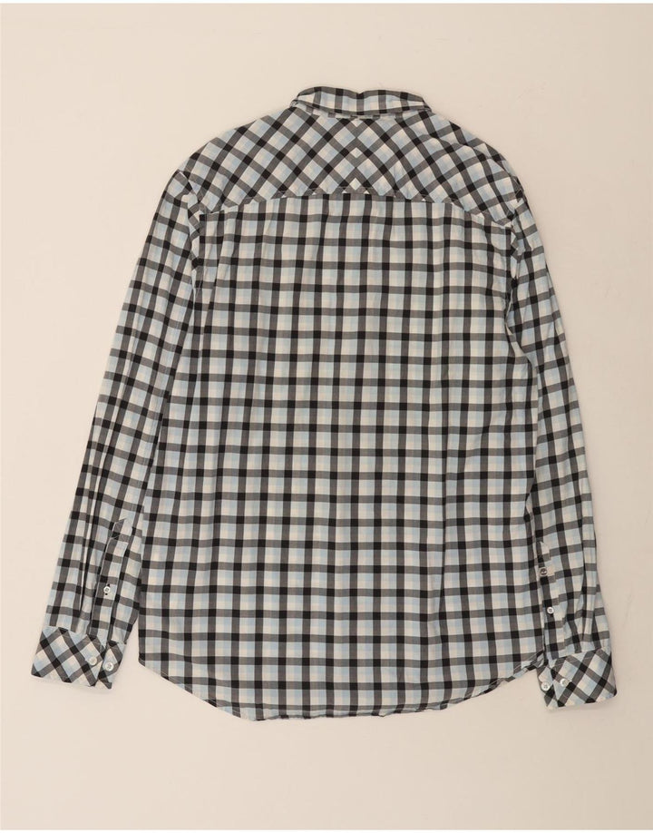 Męska koszula Timberland o regularnym kroju, duża niebieska bawełniana krata