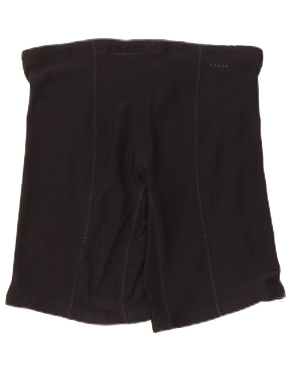 Nike Womens Sport Shorts UK 14 Medium Black Polyester