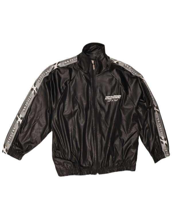 Damska kurtka dresowa Campagnolo Graphic Oversize UK 10 Small Black