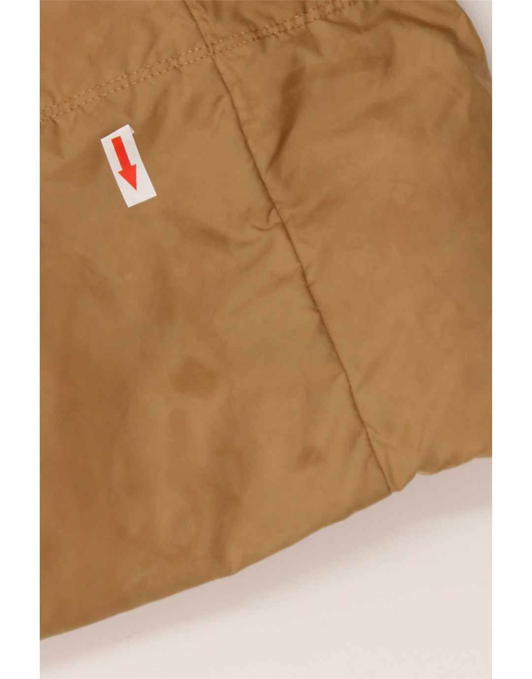 Damski ocieplany płaszcz z kapturem Tommy Hilfiger UK 10, mały, brązowy poliester