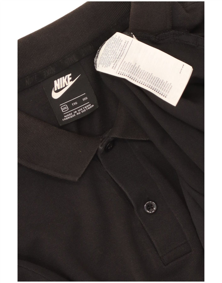 Męska koszulka polo Nike 2XL Czarna, bawełniana