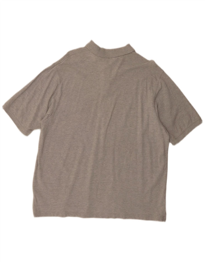 Męska koszulka polo XL Eddie Bauer, szara, bawełniana