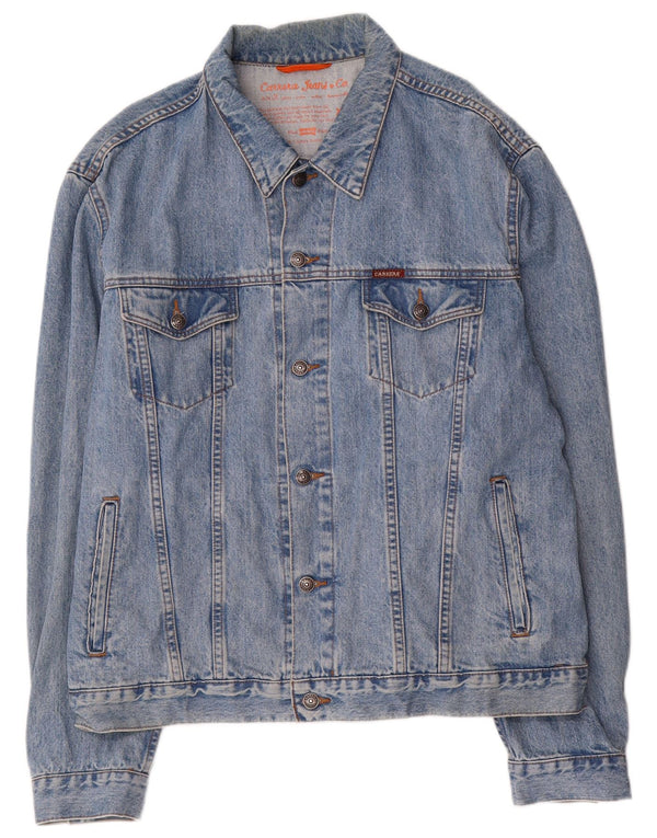 Męska kurtka dżinsowa Carrera UK 44 2XL Niebieska bawełna