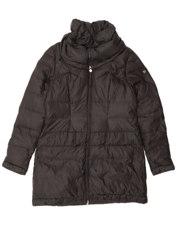 Guess Womens Padded Coat UK 12 Medium Black Polyamide