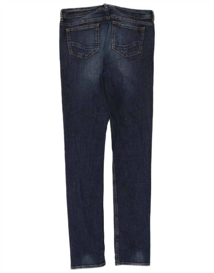 Damskie jeansy slim Fat Face UK 10 Small W30 L31 Niebieskie bawełniane