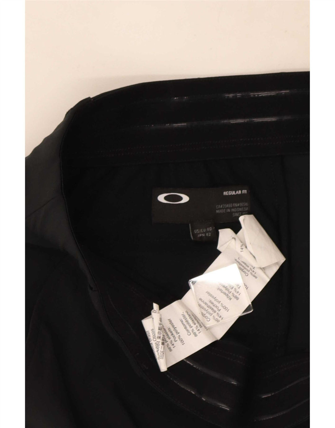 Męskie spodenki chino o regularnym kroju Oakley W40 XL, czarny poliester