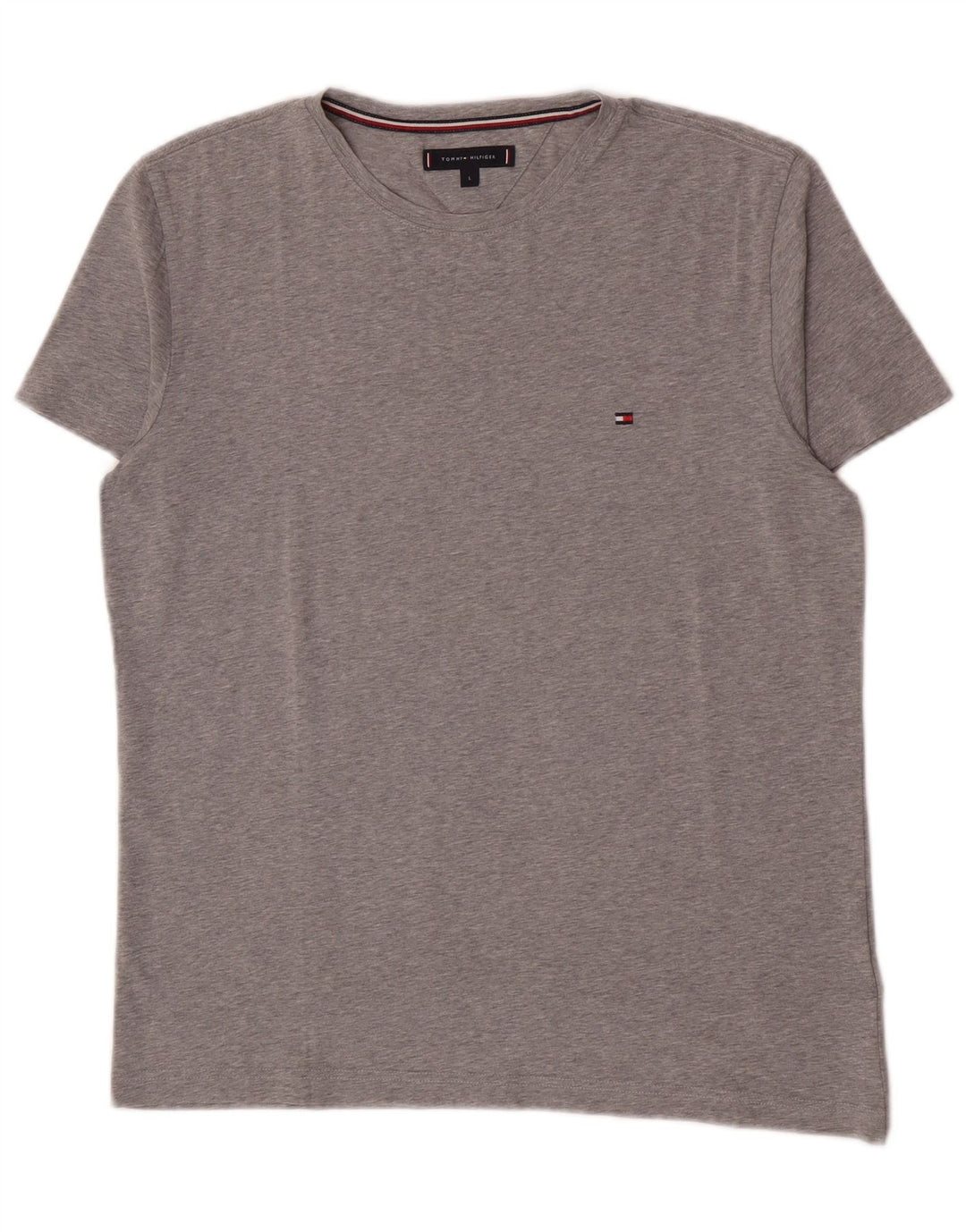 T-shirt męski Tommy Hilfiger, duży, szary, bawełniany