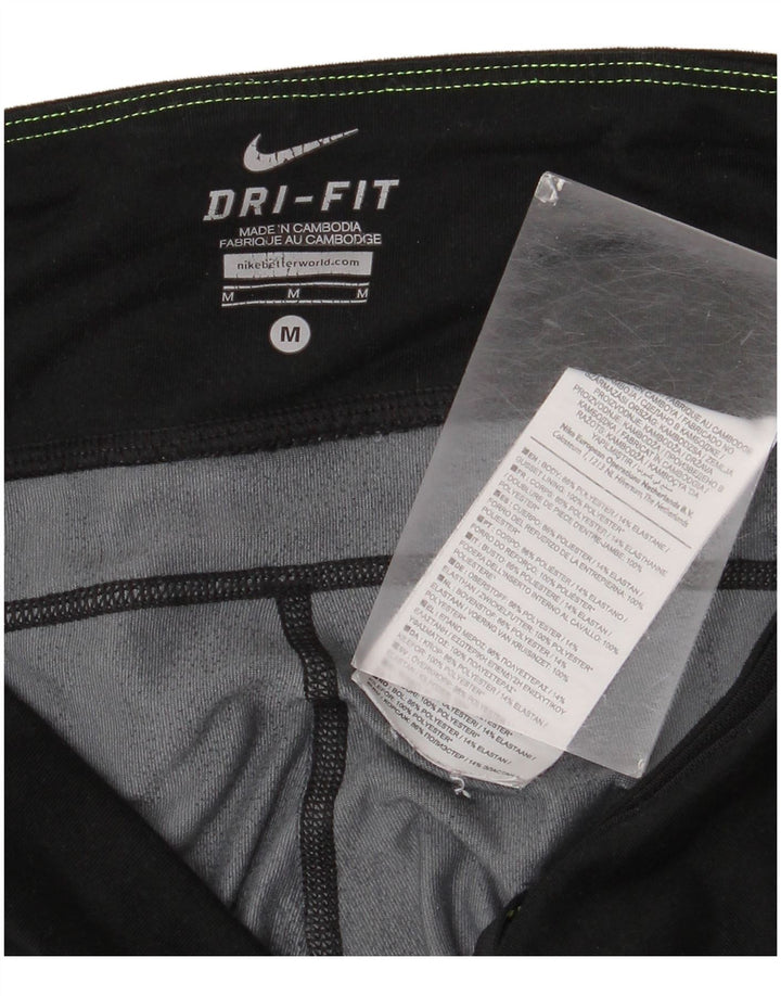 Damskie legginsy Nike Dri Fit Capri UK 12, średni niebieski, poliester Tie Dye