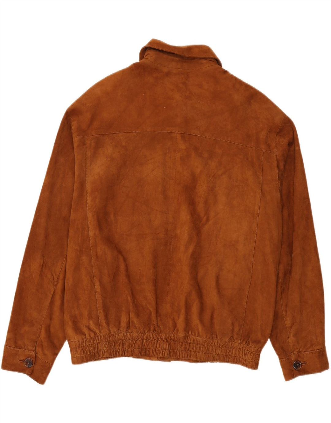 Vintage męska skórzana zamszowa kurtka IT 56 3XL brązowa skóra