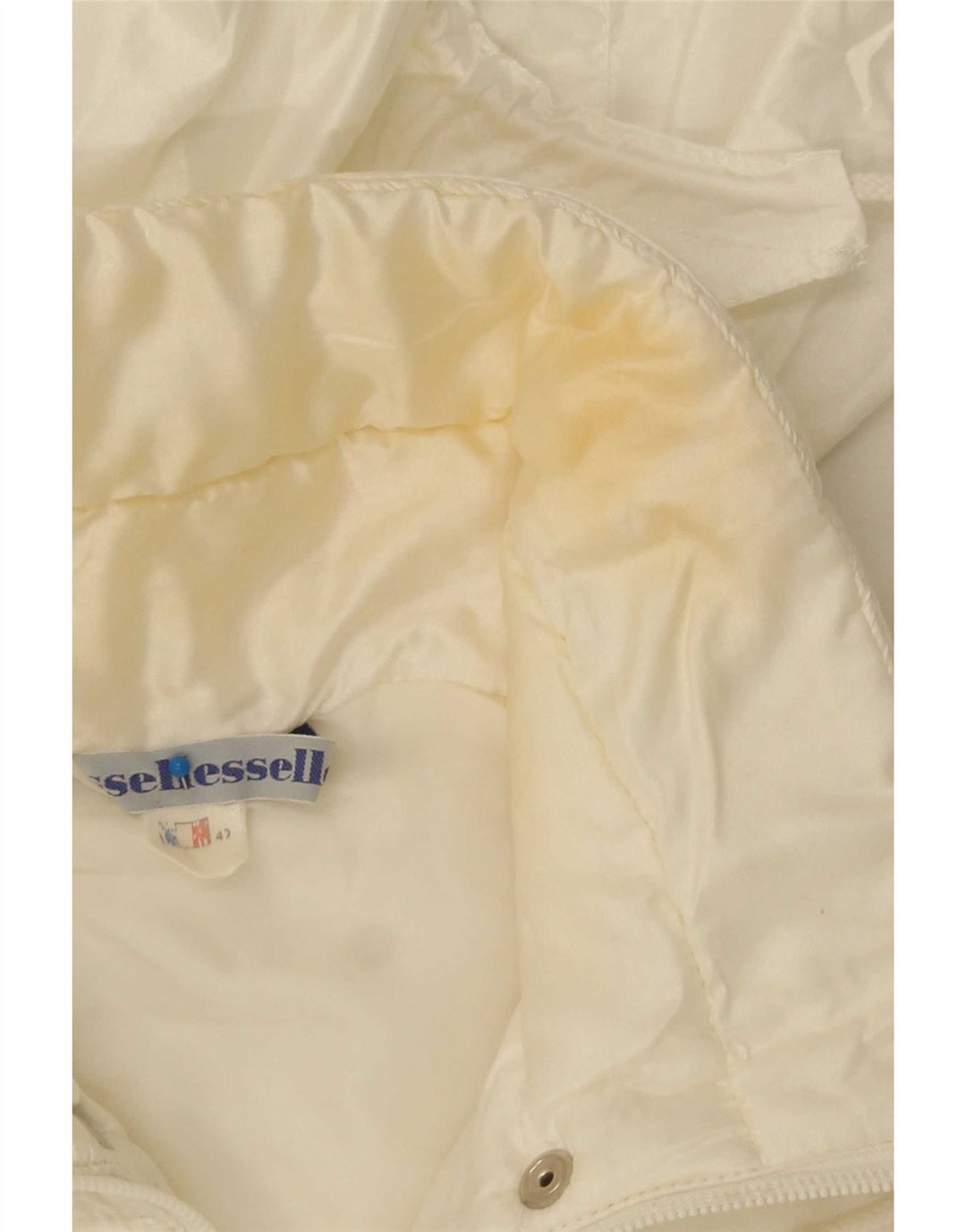 Damska ocieplana kurtka z kapturem Ellesse IT 42 Medium Off White