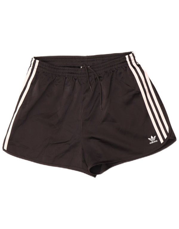 Damskie spodenki sportowe Adidas UK 16/18, duże, czarne, poliestrowe