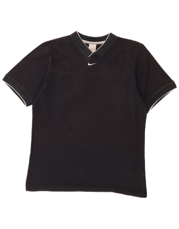 T-shirt męski NIKE Top UK 42/44, duży, granatowy, bawełniany