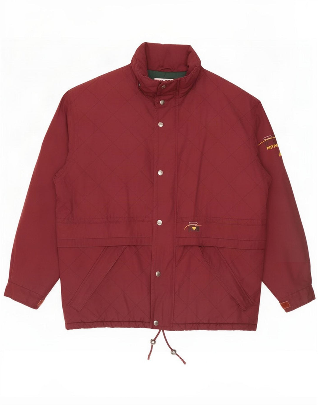 Fila Męska pikowana kurtka IT 52 XL Burgundy